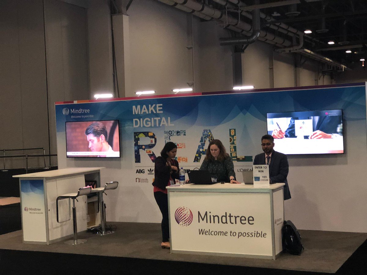 Mindtree_Ltd's tweet image. 3 Smart Reasons to stop by the Mindtree booth. Come talk with our Top Minds and learn how to #MakeDigitalReal.  #AdobeSummit #DigitalExperts