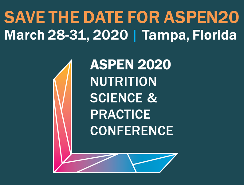 ASPEN_nutrition's tweet photo. THANK YOU to all of our sponsors, supporters, faculty and attendees who made #ASPEN19 a huge success! We can't wait to see you in Tampa, March 28-31, 2020 for #ASPEN20! https://t.co/bS2hphB3hz