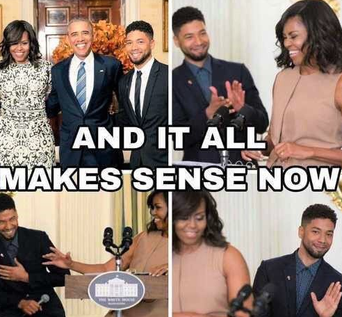 DNCActionNet's tweet photo. @SeemaNanda @TheDemocrats #Democrats are #Grateful to all who helped get #JussieSmollett off on faking the attack! #BlockForSocialism #AccuseAllTrumpSupporters #FakeAnAttack https://t.co/zorrhjXuUW