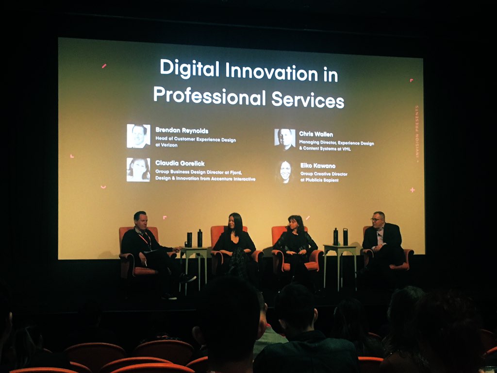 Thanks for hosting a thought-provoking panel <a href="/InVisionApp/">Freehand by InVision</a>! #VerizonDesign <a href="/ebrendan/">Brendan Reynolds</a>