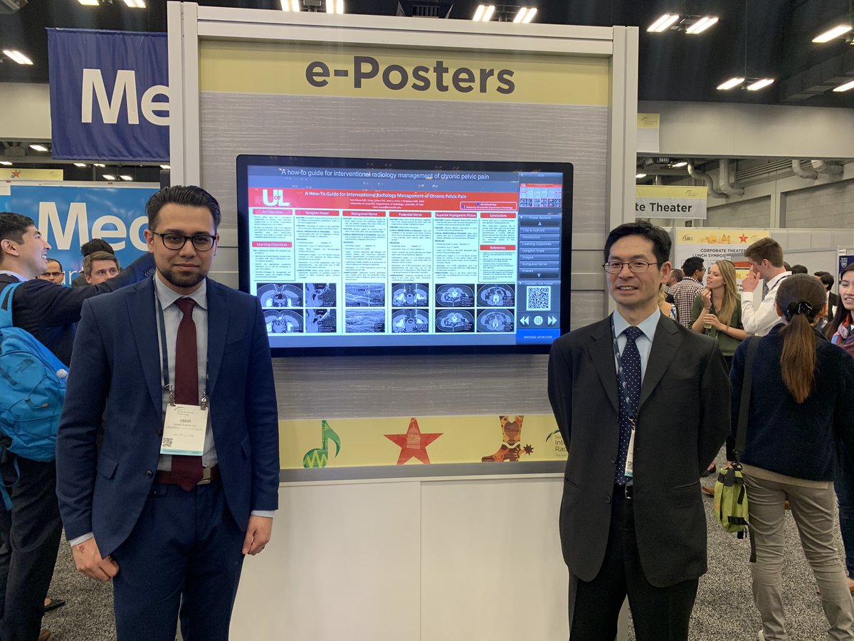 MissyHitePotts's tweet photo. Representing @UofLRadiology at SIR Poster Reception #SIR19ATX #IamIR #twittIR @Priddy_IR @Brett_Riedinger https://t.co/CftqJpganV