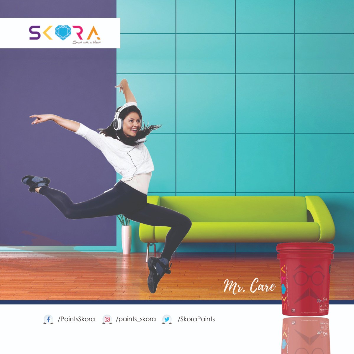 SkoraPaints's tweet photo. Your home is a reflection of your personality, let it shine through your walls by painting it with your imagination

#Skorapaints #SmartPaints #Paint https://t.co/VgH4QKCOg7