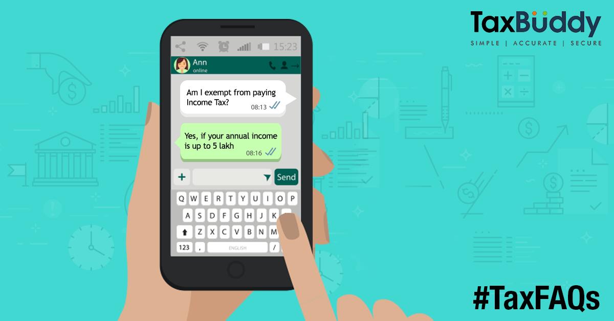 TaxBuddy1's tweet photo. Get your simple queries on Tax answered on your finger tips. Click to know more - https://t.co/WjZhY3vVRN
#TaxFAQs #ITrustTaxBuddy #TaxBuddyToLife #SimplifyYourTaxes https://t.co/HCmqF6cesj
