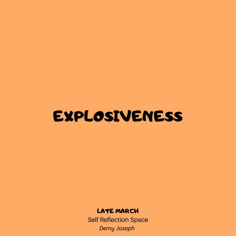 DemyJoseph's tweet photo. Explosiveness. Late March.
Thoughts and a time of #SelfReflectionSpace, in regards to oneβs essence, presence, existence. Importance of #NoteToDemy β’ #WrittenByDemyJoseph π€ https://t.co/0Mr7MhLRBl