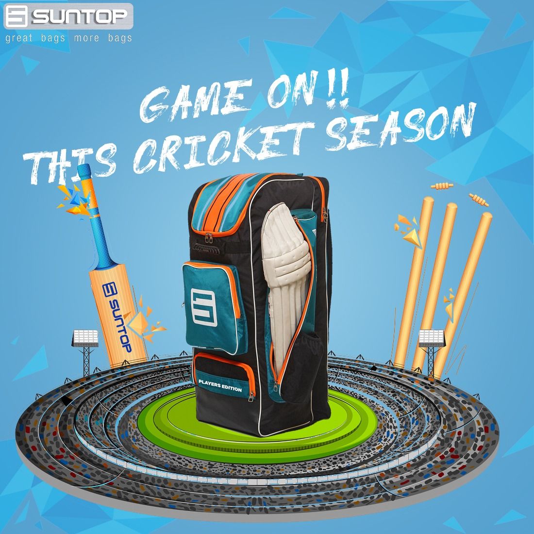 SuntopBags's tweet photo. Game On!!!
This IPL season
#IPL2019 https://t.co/pFy1Kk7WER