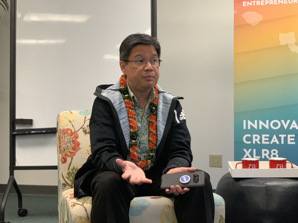 "To transform our economy, we have to do the opposite of what we know," says Pono Shim, CEO of the Oahu Economic Development Board. "We have to stop exporting money and importing expertise, and export expertise and import money." #StartupParadise <a href="/XLR8HI/">XLR8HI</a>