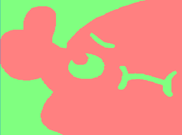 Archeia_Nessiah's tweet image. Does anyone know why when using a sampler2D data within a shader it becomes stretched out in #pixijs? Blue Slime is original image. Other screen is my issue with jaggies.