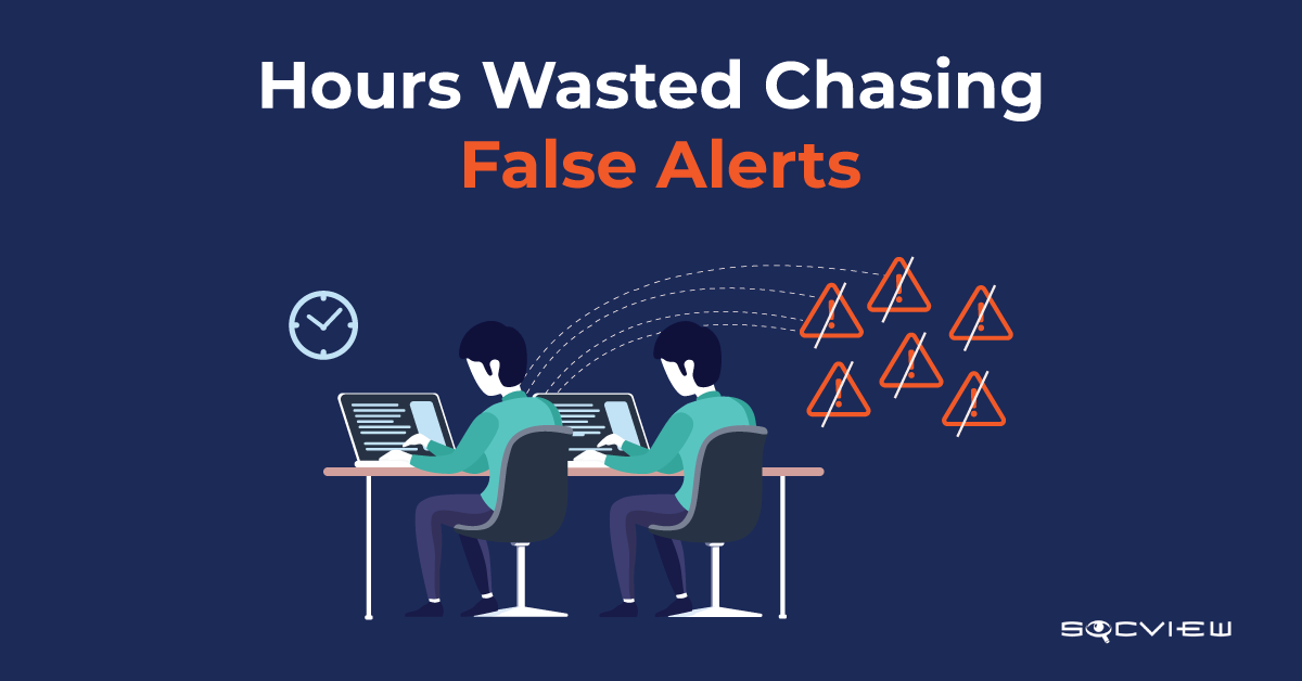 socviewsolution's tweet photo. False-positive alerts may expose organizations to data breaches instead of protecting them from real cyber security threats. organizations spend $1.3 million, or 21,000 hours of time, investigating these false alarms nonetheless. https://t.co/B2wuxYribc  #SOC #FalseAlert https://t.co/MQFHAucrp7