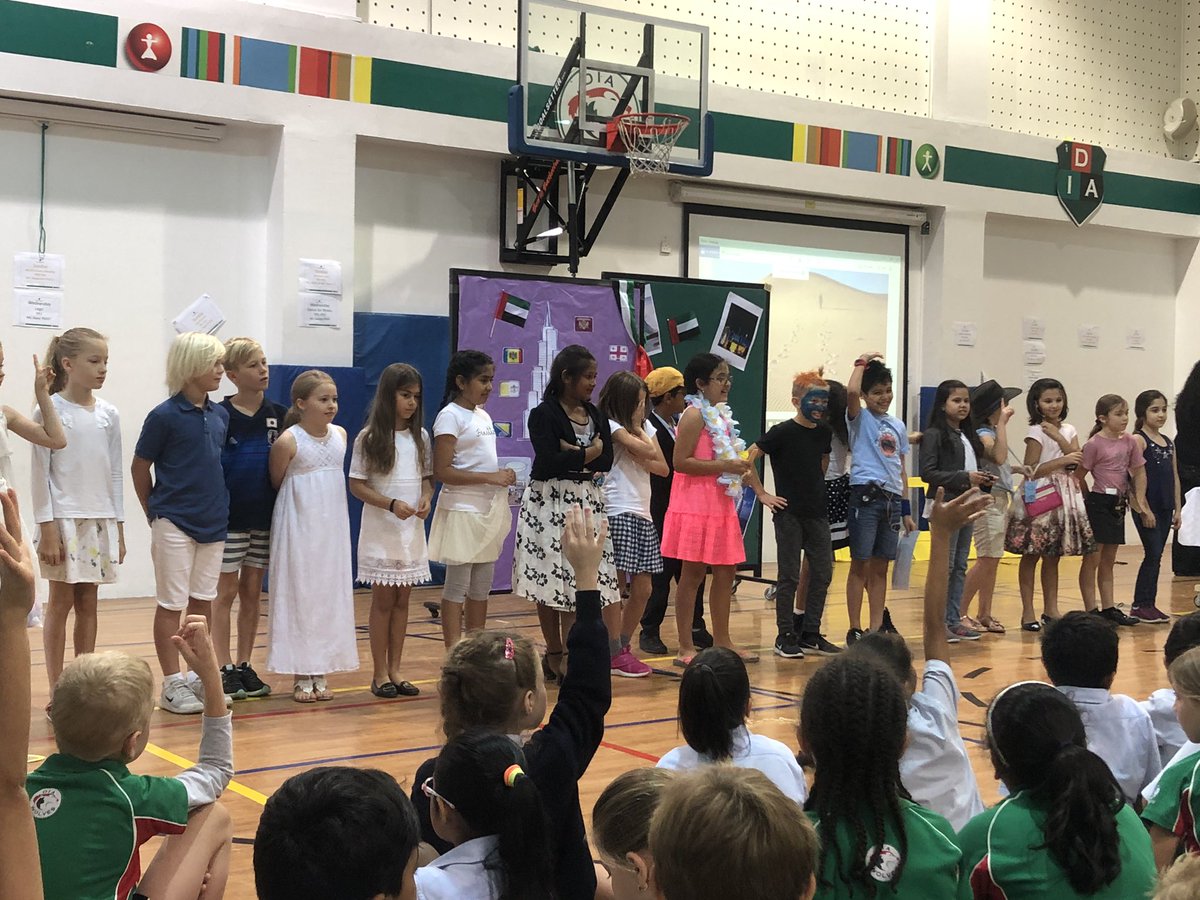 DIA_Year4's tweet photo. A fabulous Arabic assembly by the Year 4 Arabic B students- you have the whole year 4 corridor singing! #DIA_Arabic #dia_primary #LearningArabic @DIA_Arabic https://t.co/L92bkUWhXp
