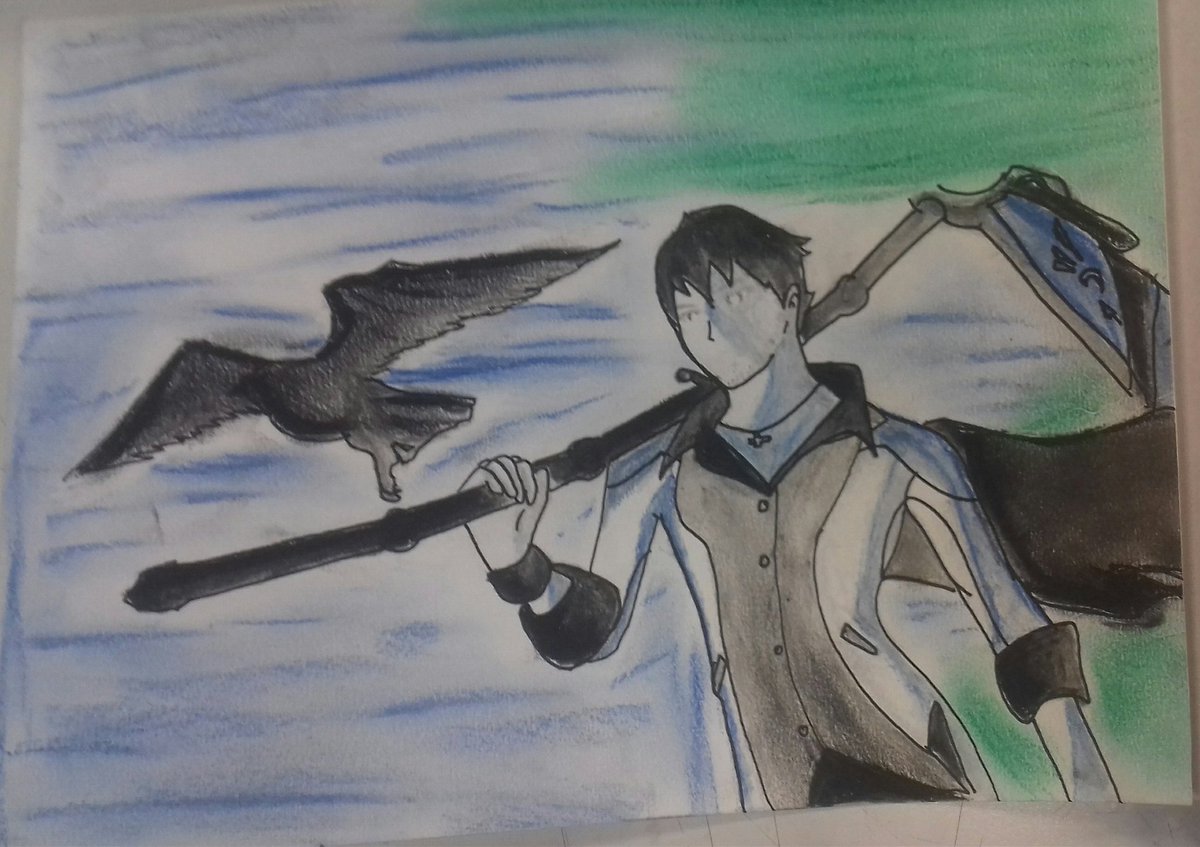 carmine_torres's tweet photo. Qrow branwen practica de monocromia bicromia y tricromia
#concepart #color #drawing #draw #DibujoPyD #homework #RWBY #qrowbranwen #badluckcharm #roosterteeth #rwbyvolume4 #anime #fanart #rwbyfanart https://t.co/iU4lw42QC5
