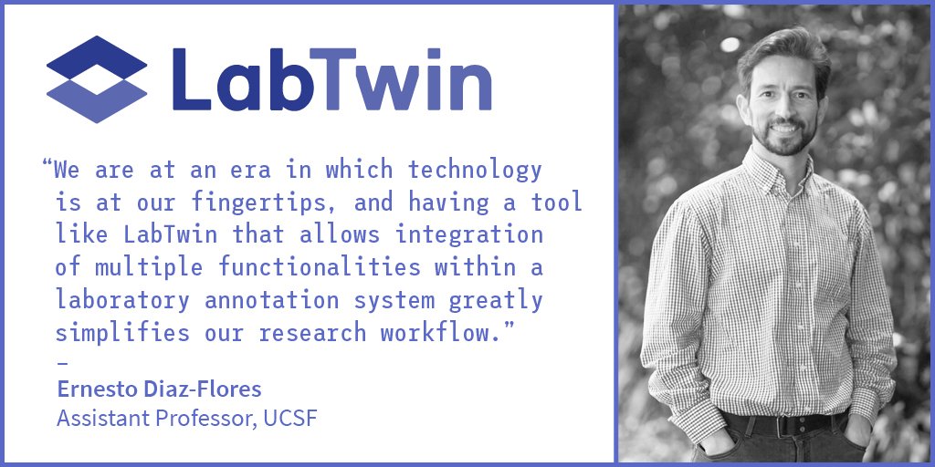 labtwin_com's tweet image. Check this interview of Prof. Ernesto Diaz-Flores from @UCSF about how LabTwin supports him with his daily #scientific tasks and #labdocumentation bit.ly/2WnwPsf #labofthefuture #scientist #voicerecognition #research  Blog by @Gursatya