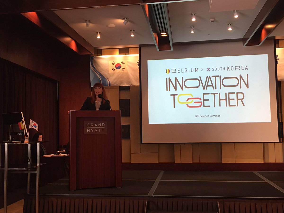 #BELKOR2019 Ouverture du Symposium Life Sciences par <a href="/PDELCOMMINETTE/">PascaleDELCOMMINETTE</a>. Présentation de l’excellence belge dans ce secteur notamment: #Promethera #Oncodna #pdc_line #MasterCellHR <a href="/AWEX_Belgium/">Wallonia Export & Investment Agency</a> <a href="/AWEX_Asia/">AWEX Asia-Pacific</a> <a href="/wborsus/">Willy BORSUS</a> <a href="/KempeneersM/">Michel KEMPENEERS</a> <a href="/BioWin_asbl/">BioWin</a> @AWEX WBI MP-VE  #Wallonie