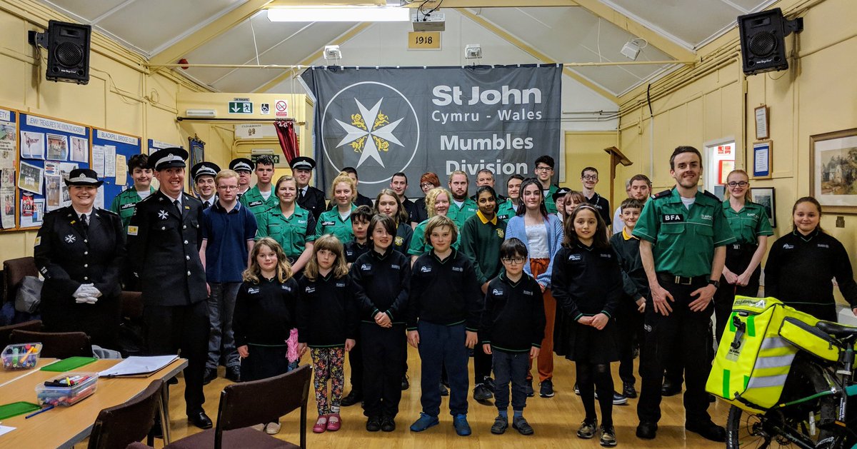 SJACGower's tweet photo. Absolutely thrilled to welcome the @SJCWestGlam County Team to our Annual Divisional Inspection combined with the 1st ever Inspection for @stjohnwgcru. Congratulations to all the youth members who received awards inc. a fantastic #GrandPrior award #TeamMumbles #CRU #GowerDistrict https://t.co/QznykKRjL2