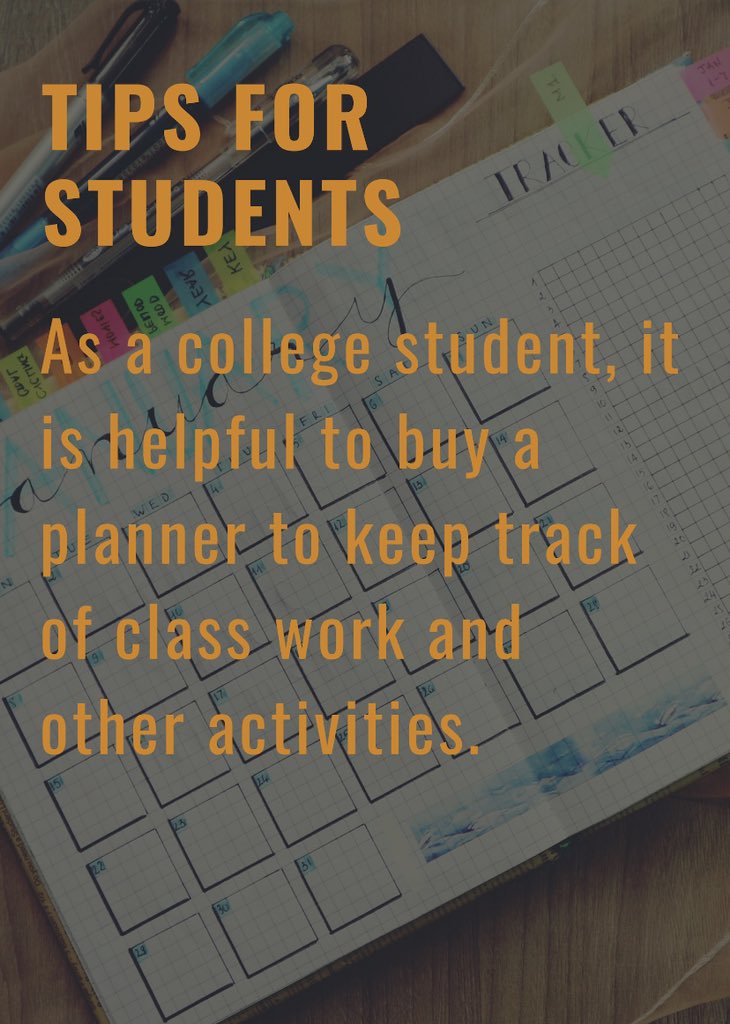 LU_SAAS's tweet photo. A planner can help you finish assignments before deadlines are due and also remind you about other school activities. #lusaas https://t.co/3DyOfcbuk6