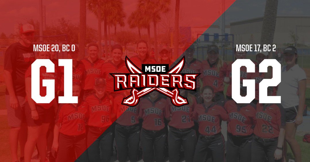 MSOE_Raiders's tweet photo. @msoe_softball was scoring runs this afternoon like they were going out of style. The Raiders put up 37 runs in their doubleheader win against Beloit #WeArrrRaiders #RunsOnRunsOnRuns https://t.co/82y4aNXknV