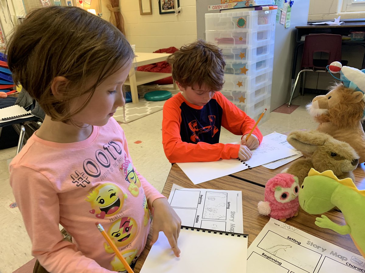 KaraBarton18's tweet photo. These writers were so excited to start writing books for children in Jamaica! They chose stuffed animals that we will be donating to use as characters and are developing story plots their little readers will love! @weRweaver https://t.co/o2Gsj6iQWA