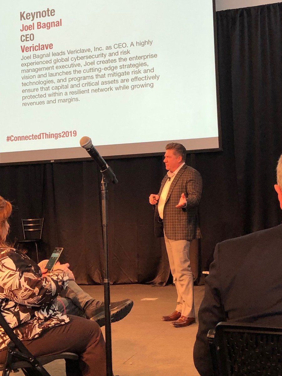 vericlave's tweet photo. Great to see CEO Joel Bagnal's deliver his Connected Things 2019 keynote yesterday! #KnowVericlave #ConnectedThings2019 https://t.co/r9dR2UHZjn