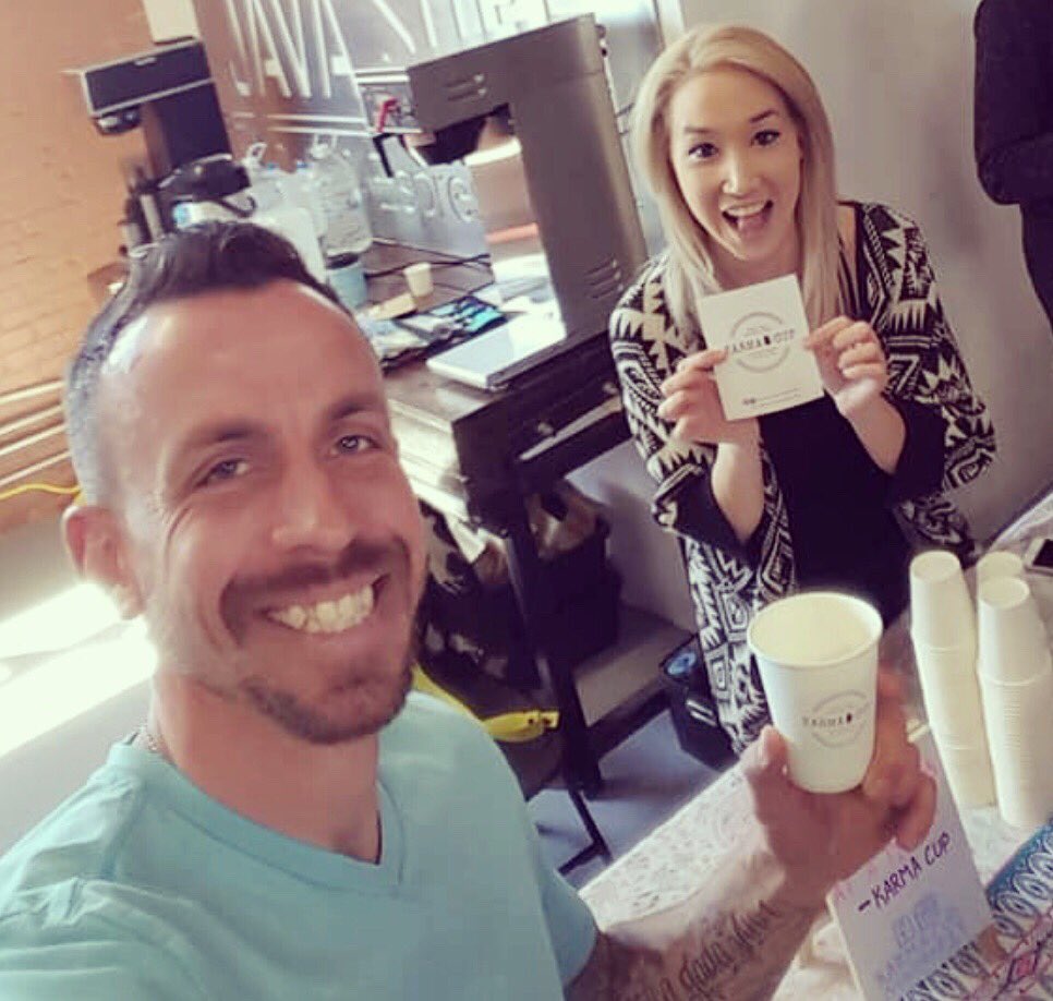CupKarma's tweet photo. That one time you have #veganhotchocolate and #coldbrewcoffee and immediately sell out of the hot chocolate and #vegan whipped cream because you didn't know how awesome you would be! #kidapproved #nonprofit #endhomelessness #chocolate #homeless #fundraising #community #employment https://t.co/jIohtF9fZZ