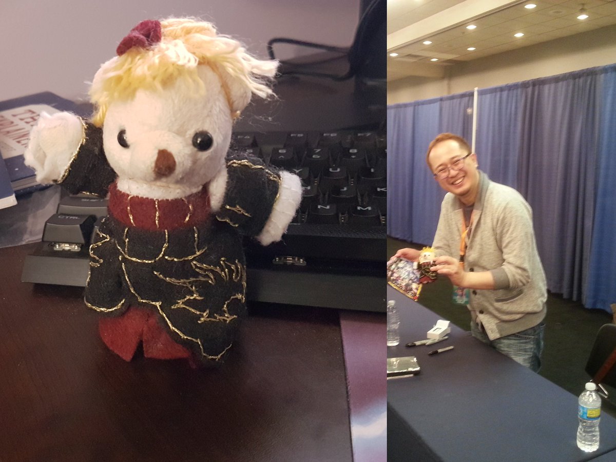 Sajomir's tweet image. @CatboxCreative May Beato-bear bless your efforts! She's a one-of-a-kind magical vessel, acknowledged by the greatest Wizard himself. (can't wait for the kickstarter!)