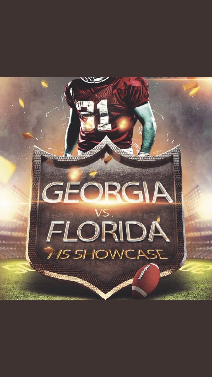 Truly Blessed to be invited to the Ga vs Florida High School showcase ❗️ 🙏🏾  #GeorgiavsFloridaShowcase @OreyFerrell @NorthCobbHSFB @ECRecruits @EliteRecruit300