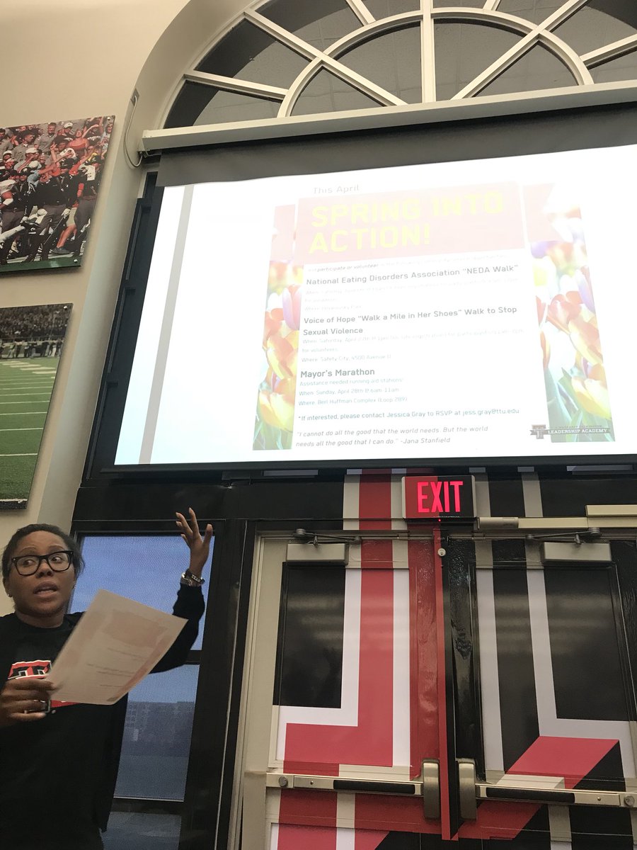 TexasTechSAAC's tweet photo. Our March meeting was lit 🔥 #SAACWeek #NewEra #LongLiveTheMatadors #IfYouKnowYouKnow https://t.co/fRwHClTmJv
