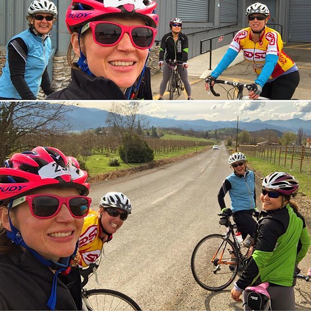 powersofthesnow's tweet photo. Busted out and dusted off the bike today for a fun 18 mile ride around the beautiful hilly valley with these lovely ladies from CF!NC! #closettriathlete #southernoregon #constantlyvaried #morelegs thanks for the photos @mamatridoc https://t.co/KBzaJHf4b1 https://t.co/uc5BGR2Hme