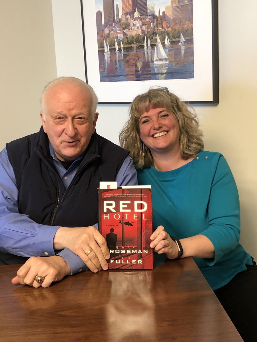 SuzanneBagnera's tweet photo. Excited to connect with #edfuller today to talk about his new novel #redhotel https://t.co/43wbXvEqio