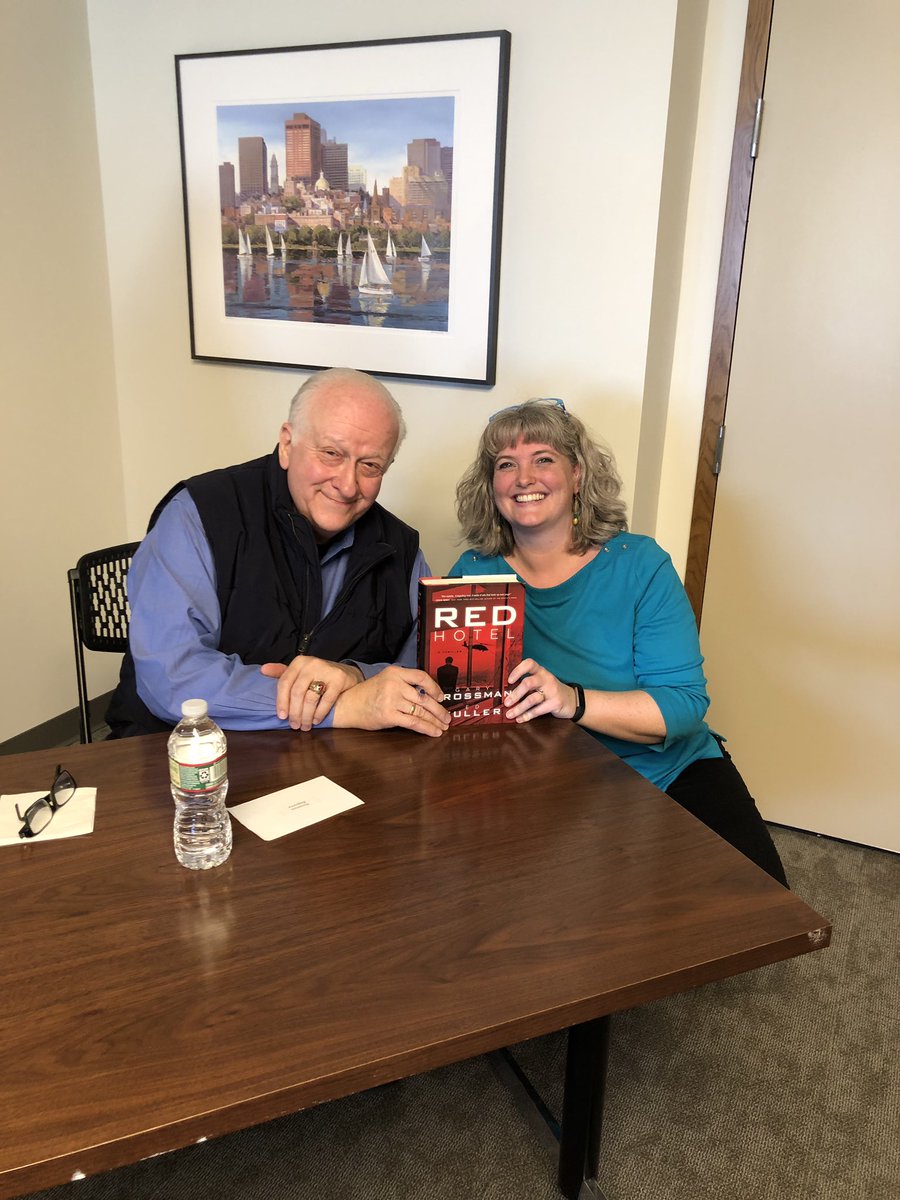 SuzanneBagnera's tweet photo. Excited to connect with #edfuller today to talk about his new novel #redhotel https://t.co/43wbXvEqio