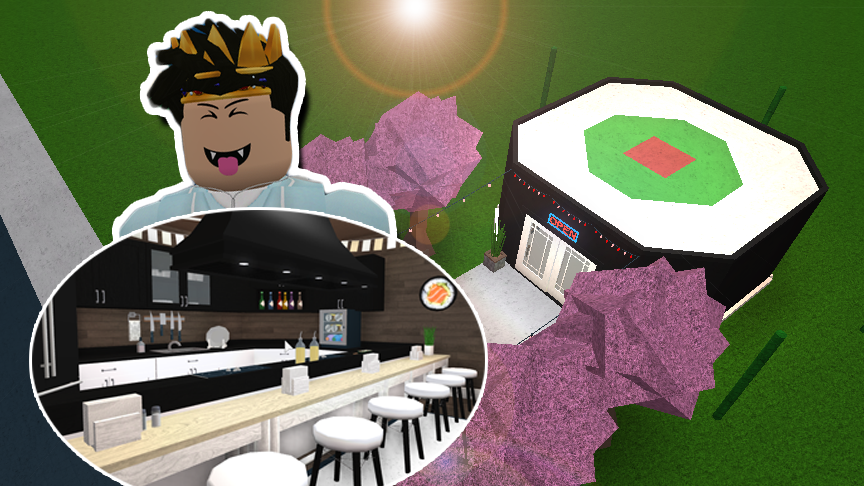 Peetah On Twitter I Made A Bloxburg Sushi Shaped Restaurant