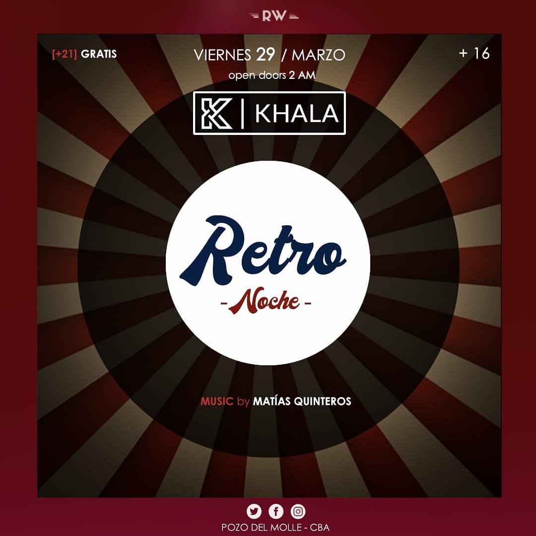 KHALA_PDM's tweet photo. Este viernes las pistas de #KHALA vuelven a viejos tiempos🔙🔙🔙
🔥NOCHE RETRO🔥
🔹️Regalos para cumpleañeros 
🔹️El genio de #matiquinteros en la cabina
🔹️+21 gratis

Los esperamos para bailar al ritmo de grandes éxitos 💃💃 https://t.co/bTBsuiq7YP