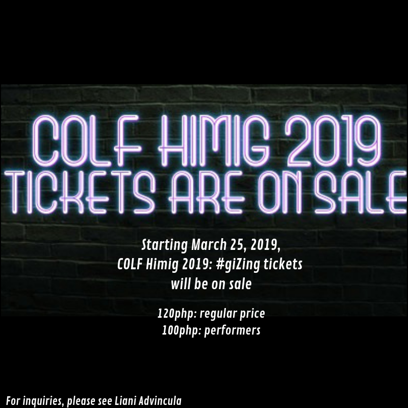infocolf's tweet photo. 🎸Don't forget to get your tickets tomorrow! https://t.co/hEEwx6diRp