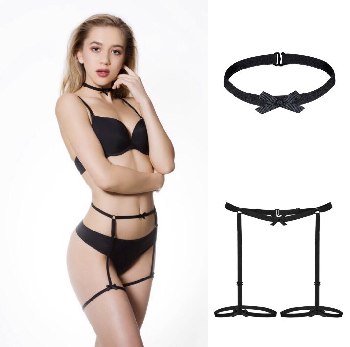 🖤 Choker Bella & Harness Caterina 
#accessoriesforwomen #lingerieaccessories #fromeurope #beautifulproducts #forwomen #accessories #choker #harness #duo #wearitloveit