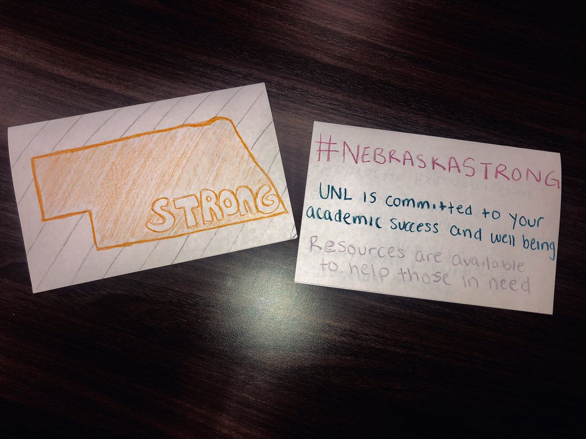 redcross_unl's tweet photo. A big thank you to those who attended our meeting tonight and learned how to help with Nebraska flood relief! We loved making cards to gift to those who have been devasted from the recent weather in Nebraska #nebraskastrong https://t.co/JghC4ccxEz
