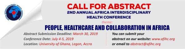 jjnutor's tweet photo. Abstract submission deadline in 4 days, submit yours now!https://t.co/kyhPjz9C7s #AfIHC #cugh @CUGHnews @GRNurses @uwdgh @GlobalHealthSON @rrh_journal @health https://t.co/OirHa9hzVV
