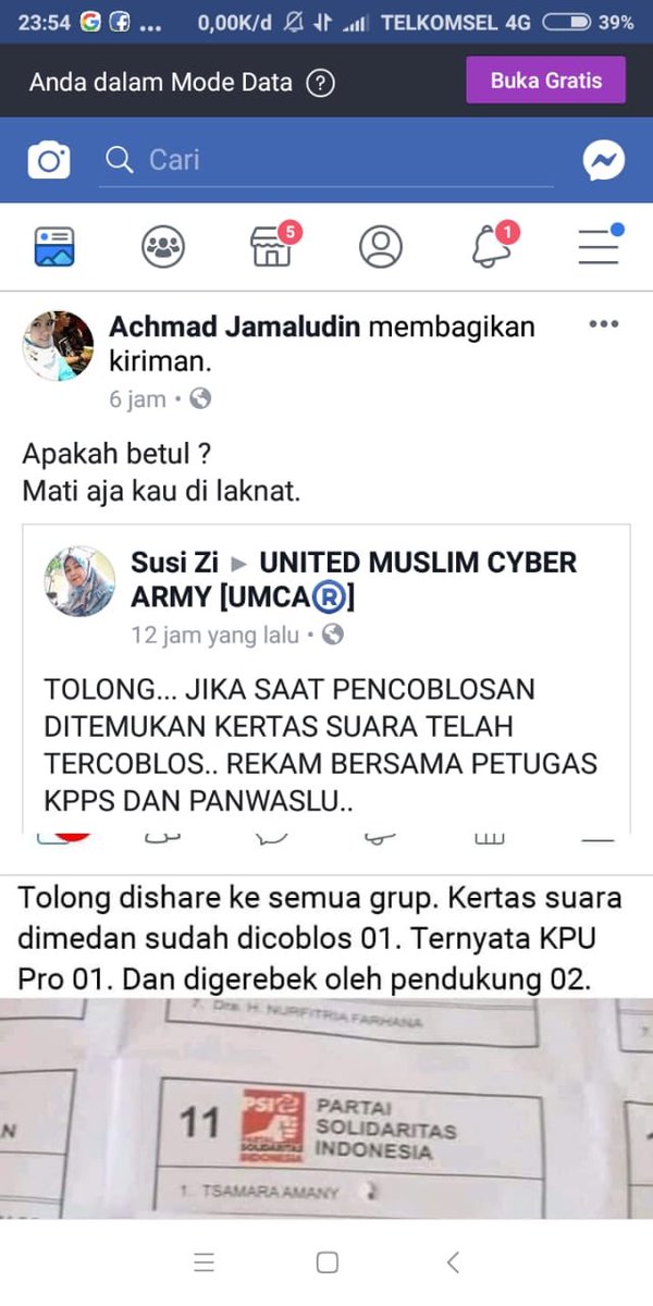 TsamaraDKI's tweet photo. Aku ingin tertawa tapi aku takut dosa. Kata mereka surat suara di Medan sudah dicoblos. Tapi kok surat suaranya ada nama saya ya? Sejak kapan saya nyaleg di Medan? 🤣 https://t.co/PqnuXOWy1u