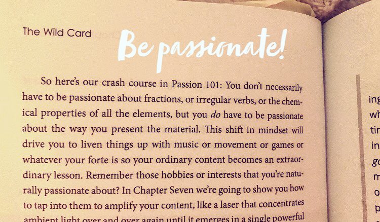 shymcpherson's tweet photo. Be passionate about the way you teach! #WalkerBookSnaps https://t.co/kRmmDELPlA