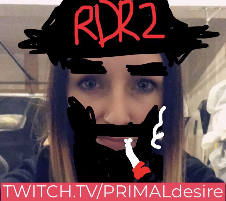 PLdesire's tweet photo. DONT LAUGH, I tried to make myself into an outlaw! #letsseewhatyouvegot .. But come #laugh at my #rdr2fails .. there’s always plenty! It’s the only thing I can count on in this game. #reddeadredemption2 #twitchgirls #primalpack https://t.co/DKeRDdXydn