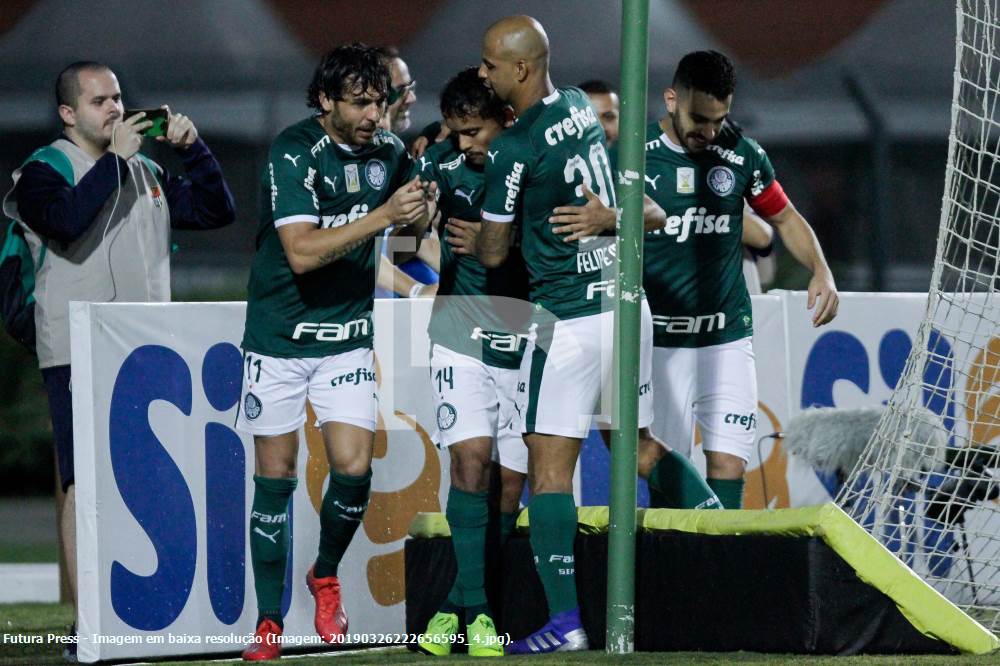 HTE__Sports's tweet photo. ► TERMINA O JOGO!

Palmeiras 5x0 Novorizontino (ida: 1x1)

Gols de Felipe Melo, Ricardo Goulart, Dudu, Gustavo Scarpa (2)

PALMEIRAS CLASSIFICADO PARA A SEMIFINAL! #PaulistãoNoHTE https://t.co/AFl4KKKA9N