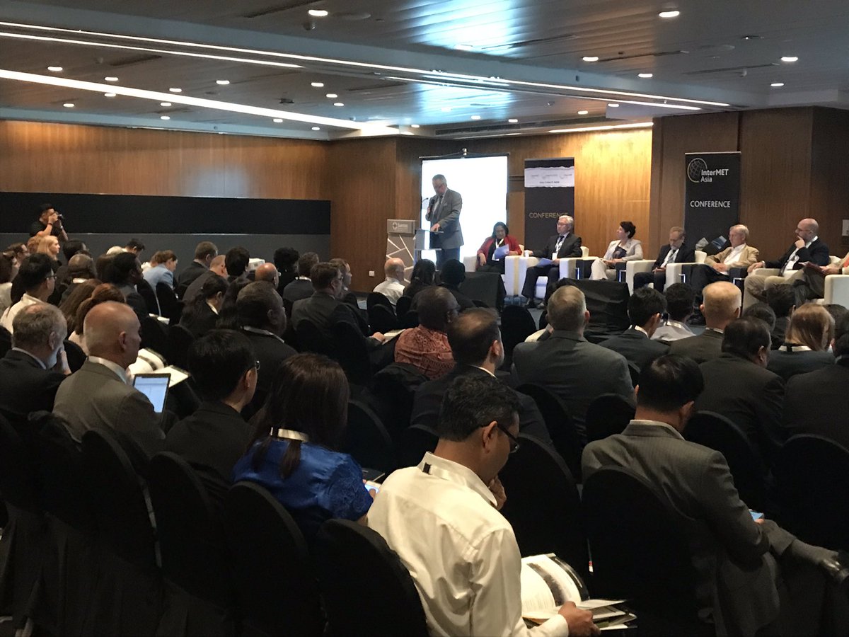 InterMETExpo's tweet image. Opening Plenary session on Day One at #AsiaClimateWeek #intermet