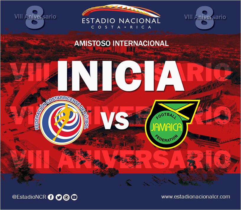 EstadioNCR's tweet photo. 🇨🇷 #CRCvsJAM 🇯🇲 ¡Arranca el juego! https://t.co/Inrq29IIrX