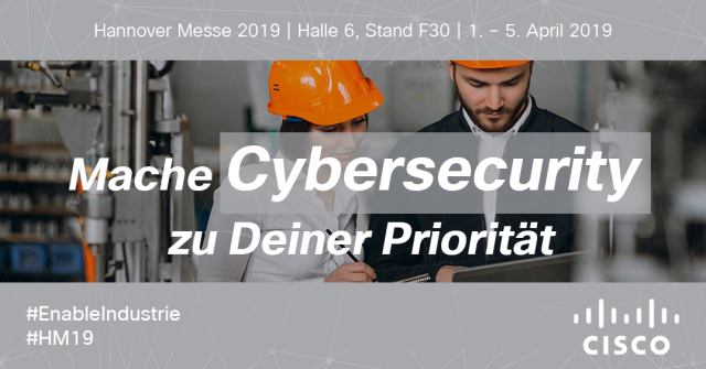 mlarkin3's tweet photo. Hannover Messe 2019 - Cybersecurity https://t.co/Qd9f2wL7o4 https://t.co/8n5WtbFXus