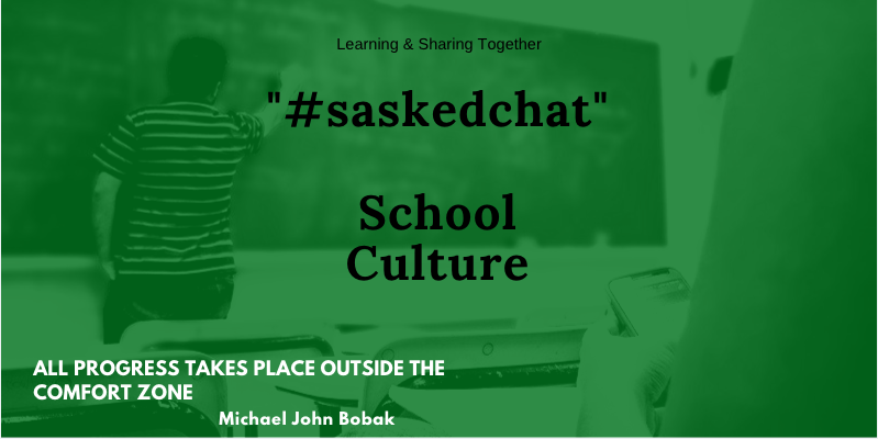kellywchris's tweet photo. Thursday at 8pm CST #saskedchat will explore School Culture. Join us and share you insights, ideas, and experiences! #gssd204 #horizonsd #sunwestsd #chinooksd #lvskysd #srpsd #nesd #spslearn #saskbulletin #skteach #skteachers #cdnedchat #COLchat https://t.co/zjTYJ7YSGs