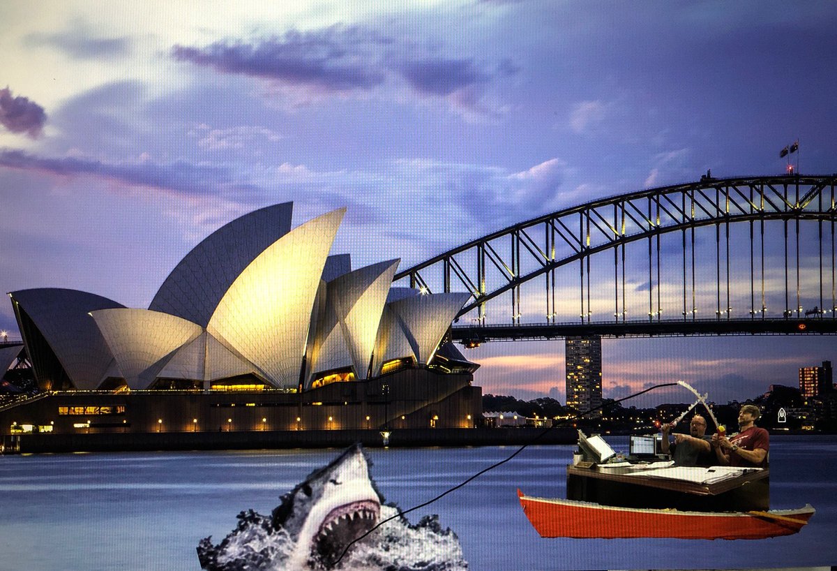 Day 2: After tying up some loose ends at the office, @swalker_rsms and I almost became shark bait Down Under #SpringBreak <a href="/RSMS_Rams/">Rucker Rams</a>