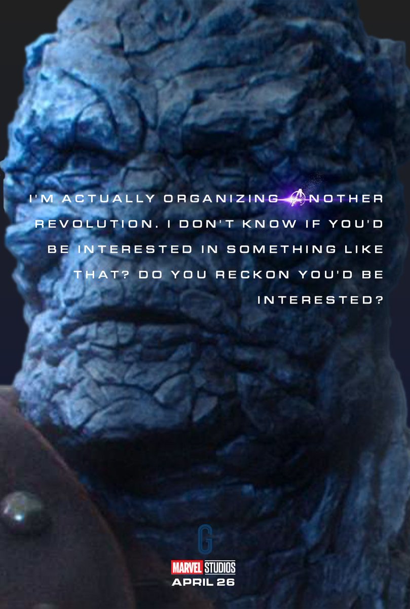 GrantGoldberg's tweet photo. I got tired of waiting for Korg's Endgame poster. https://t.co/pn84NpLsZr