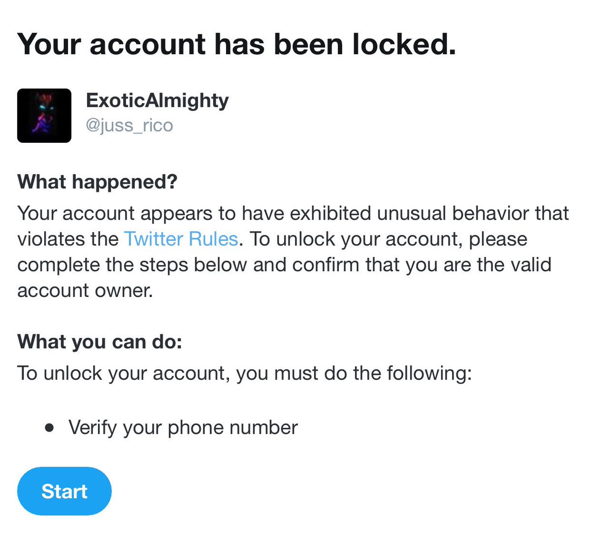 JussClaww's tweet photo. Wow! What bad behaviour @Twitter https://t.co/AqXukkavqO