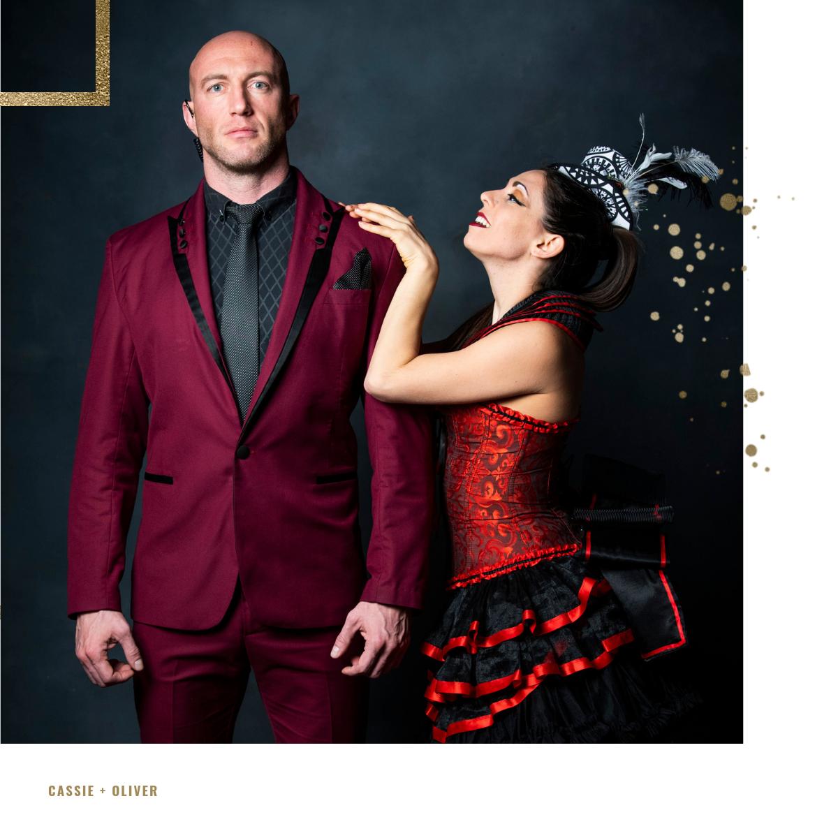 Were you at Bacio Rosso this season, what are the names of this fabulous performing duo?

📸: @emilycooperphotography