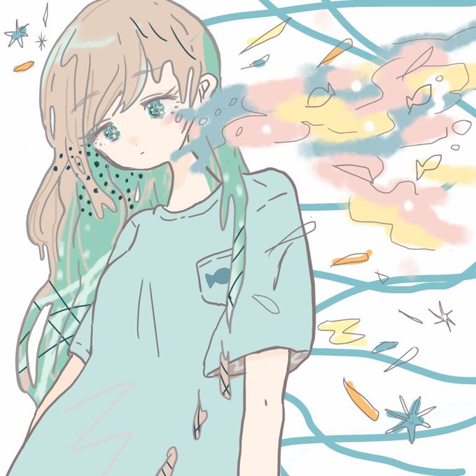 溺れるのtwitterイラスト検索結果 古い順