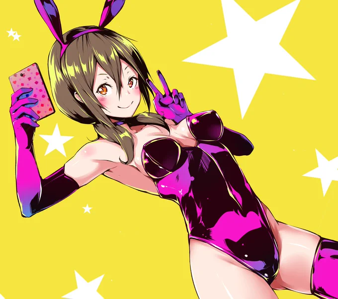 #バニーさんを晒したらみんながRTしてくれてブァァァってフォロワーが増えるらしい 