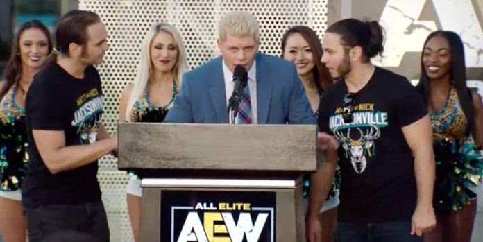 NBOWrestling's tweet photo. Cody Rhodes cita o porque a AEW não terá shows no "Fim de Semana da Wrestlemania" https://t.co/KbO3u50A8Q https://t.co/3KDUsXRgHT