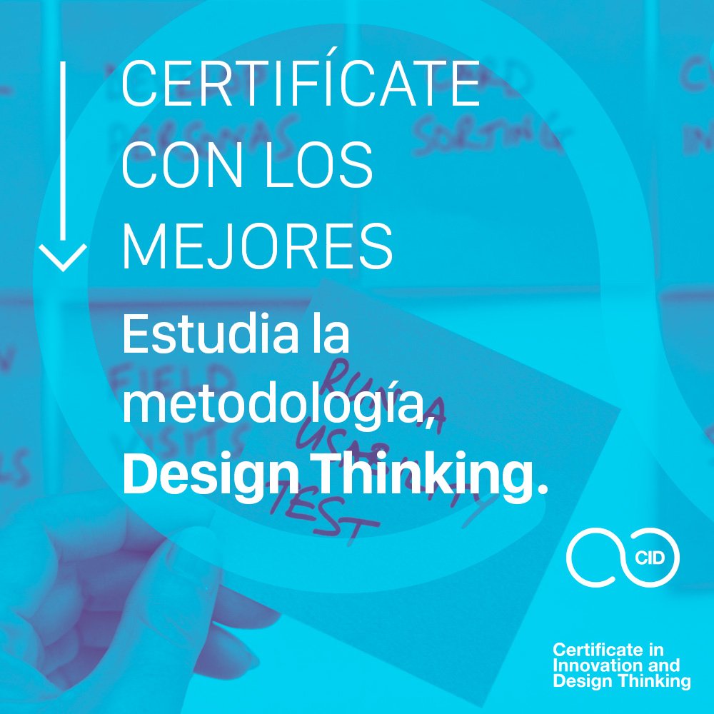 ¡Inscríbete a nuestro Certificado en Monterrey de Design Thinking! 

Iniciamos el 17 de mayo. 
bit.ly/2TCYXL4 

#CedimPosgrados #DesignThinking #Certificado #Monterrey